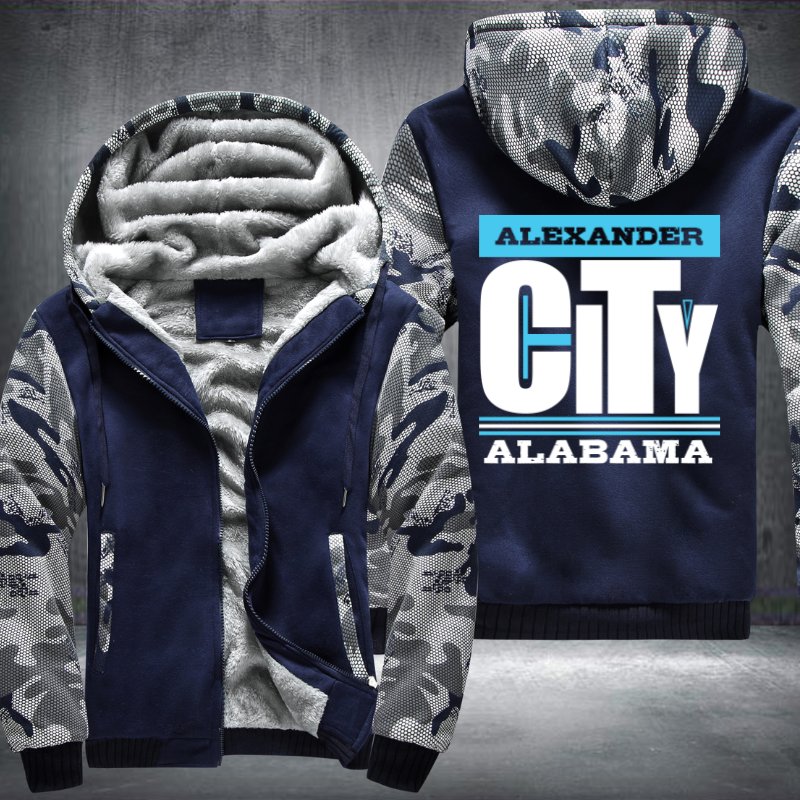 Alexander City Alabama Fleece Hoodies Jacket