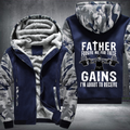 Father Forgive Me For These Gains I'm About To Receive Fleece Hoodies Jacket