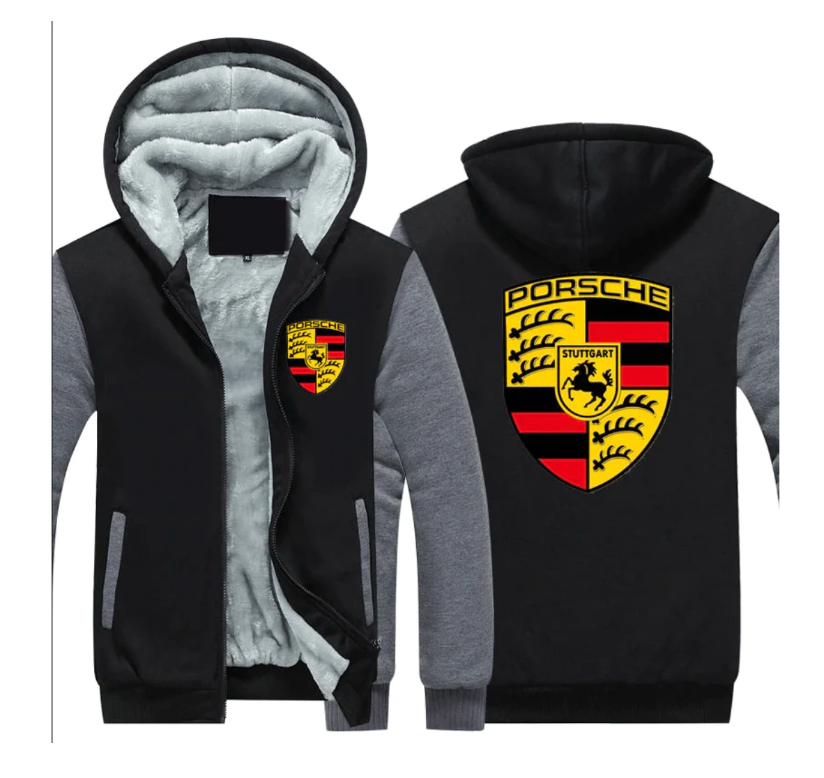 Porsche Fleece Hoodies Jacket