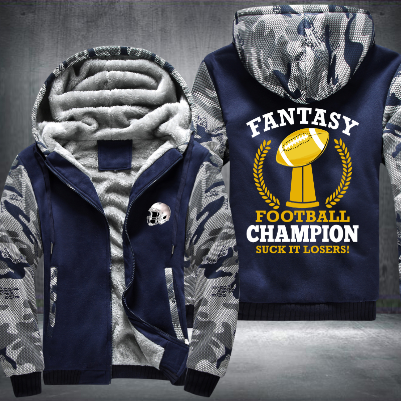Fantasy Football Champion Fleece Hoodies Jacket