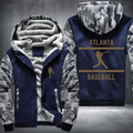 Baseball Lover City Atlanta Fleece Hoodies Jacket