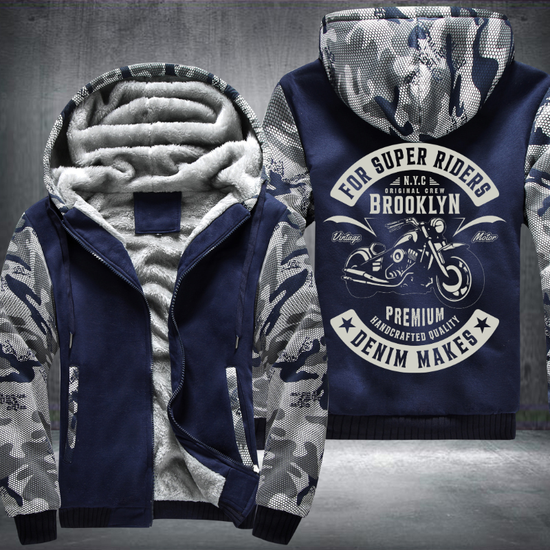 For Super Riders Brooklyn Fleece Hoodies Jacket