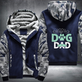 Dog Dad Fleece Hoodies Jacket