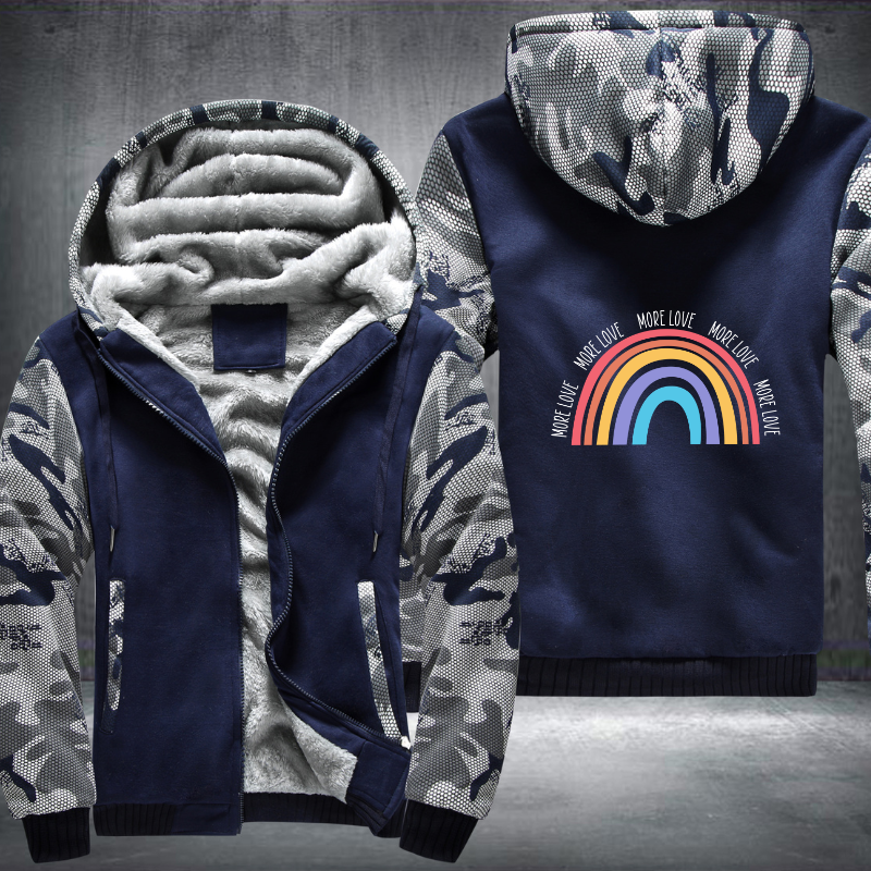 More Love Fleece Hoodies Jacket