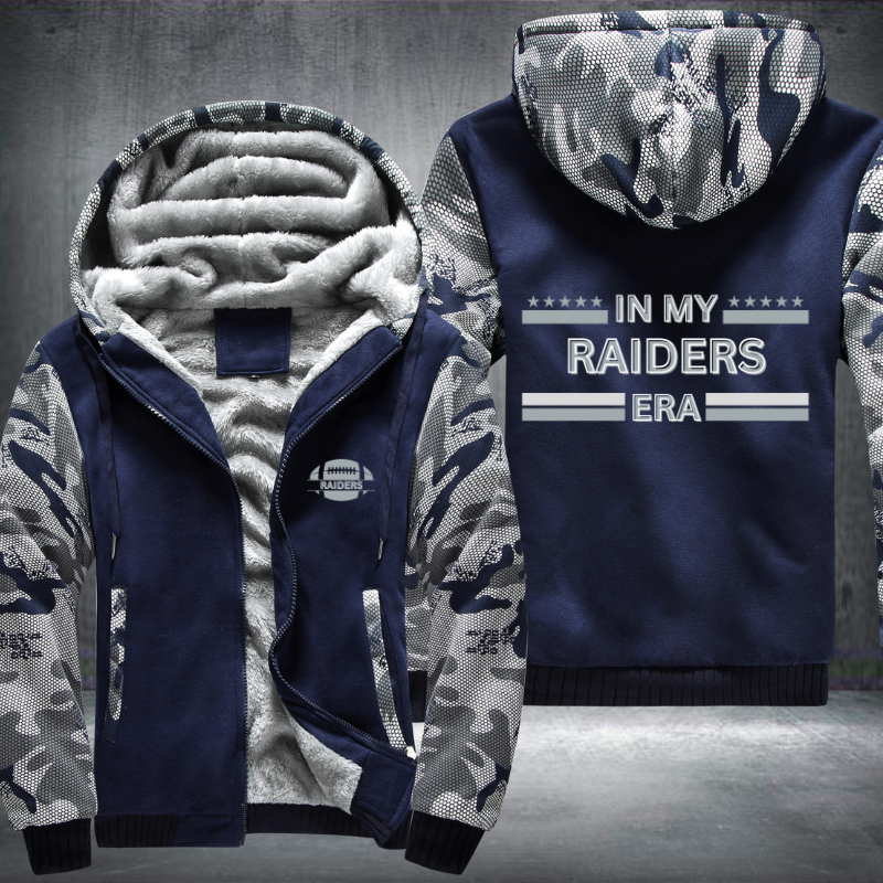 In My Football Era Game Day Raiders Fleece Hoodies Jacket