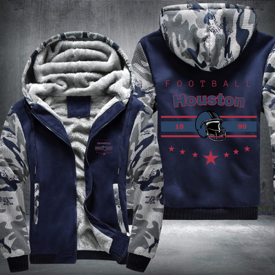 Vintage Football Houston 1999 Fleece Hoodies Jacket