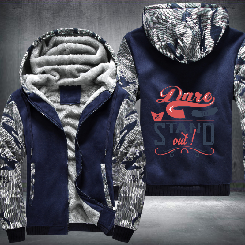 Dare To Stand Out Fleece Hoodies Jacket