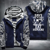 Save The Planet Eat Humans Fleece Hoodies Jacket