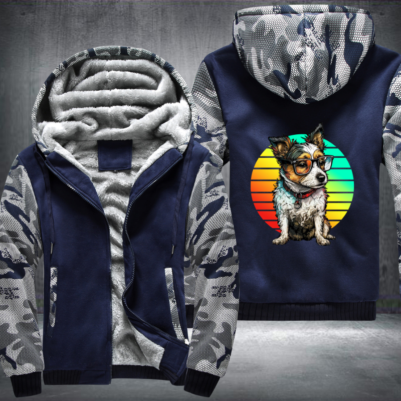 Adorable Dog Fleece Hoodies Jacket
