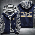 In My Football Era Game Day Saints Fleece Hoodies Jacket