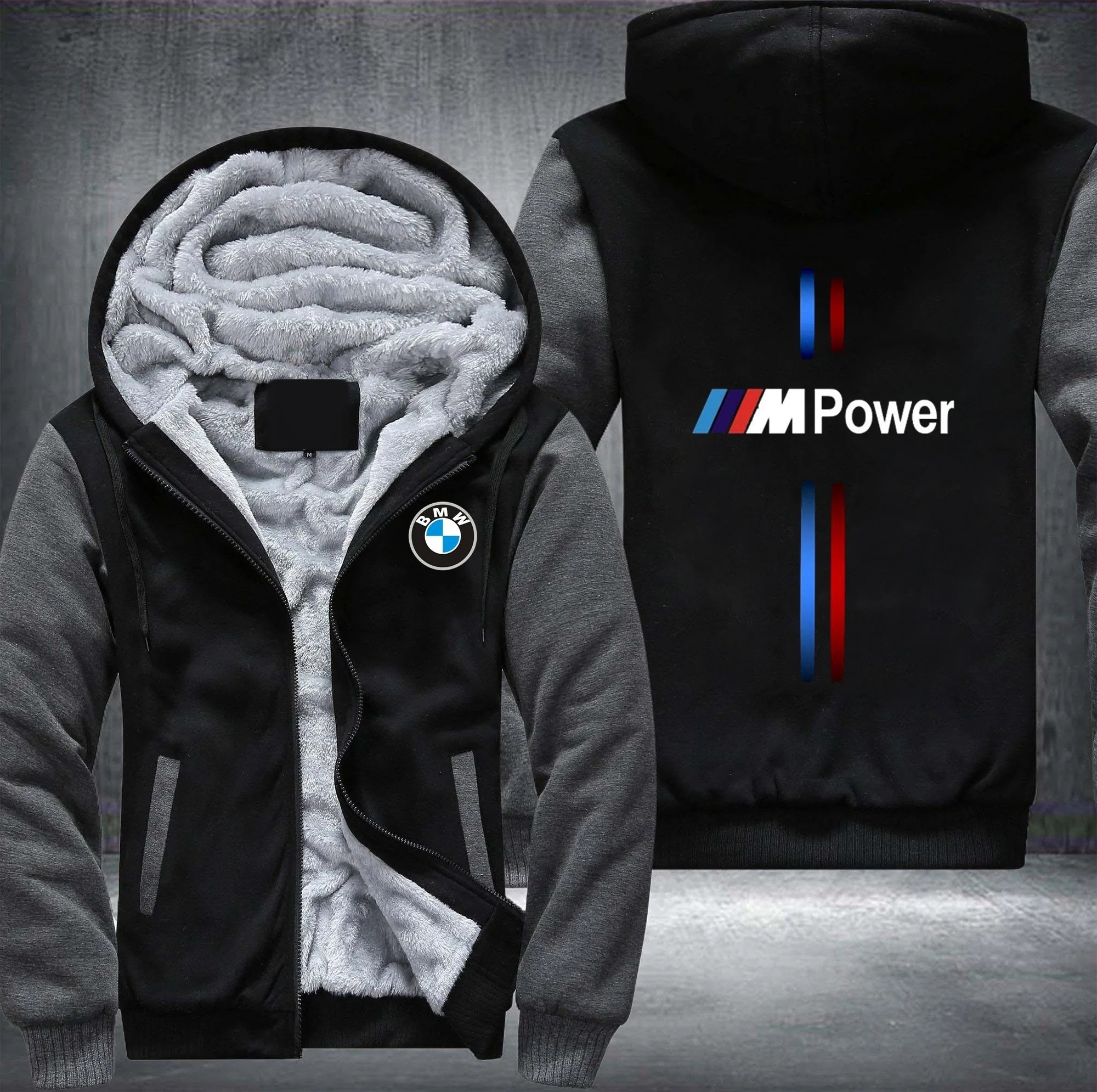 M POWER Fleece Hoodies Jacket
