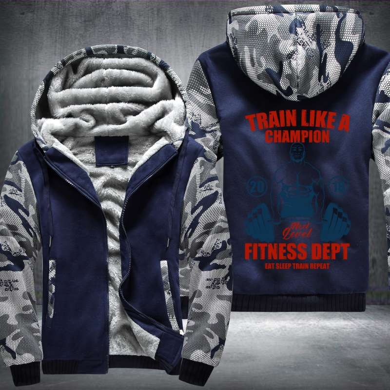Train Like A Champion Fleece Hoodies Jacket