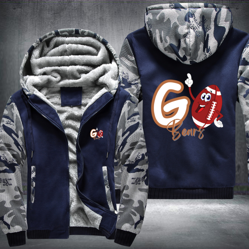 Go Bears Fleece Hoodies Jacket