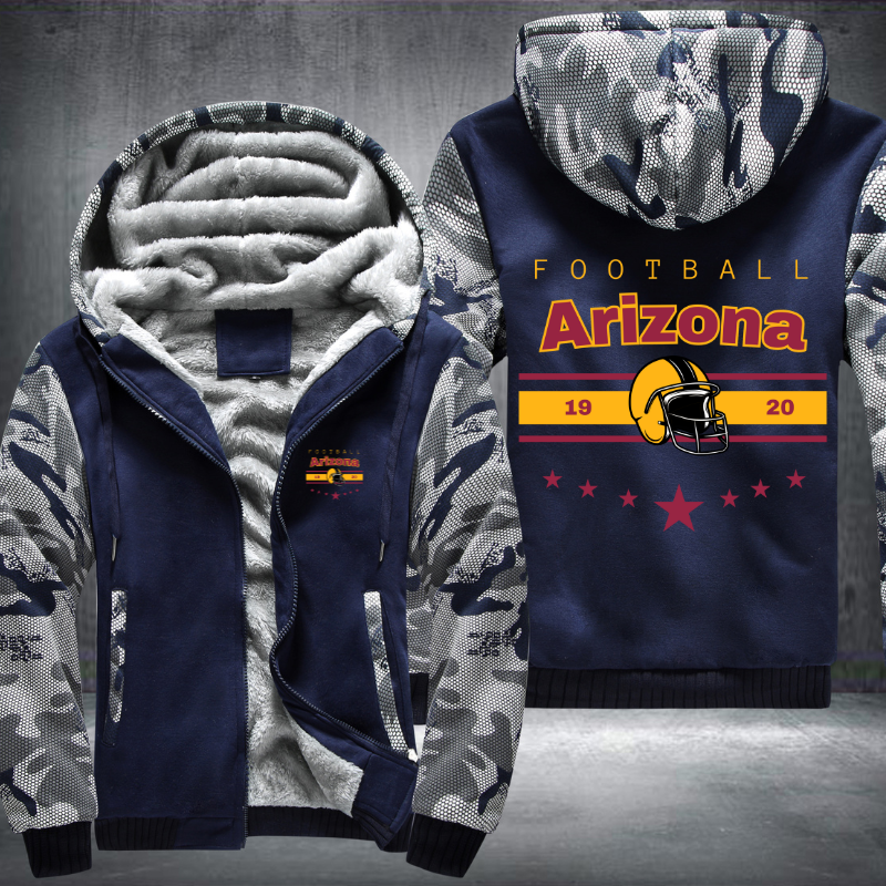 Vintage Football Arizona 1920 Fleece Hoodies Jacket