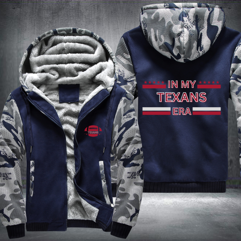 In My Football Era Game Day Texans Fleece Hoodies Jacket