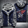 Old School Chopper Motorcycle Legend Fleece Hoodies Jacket