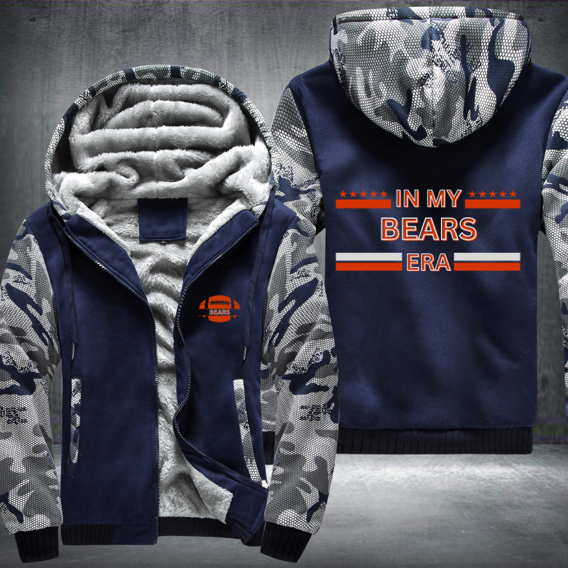 In My Football Era Game Day Bears Fleece Hoodies Jacket