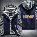 Vegan Colourful Fleece Hoodies Jacket