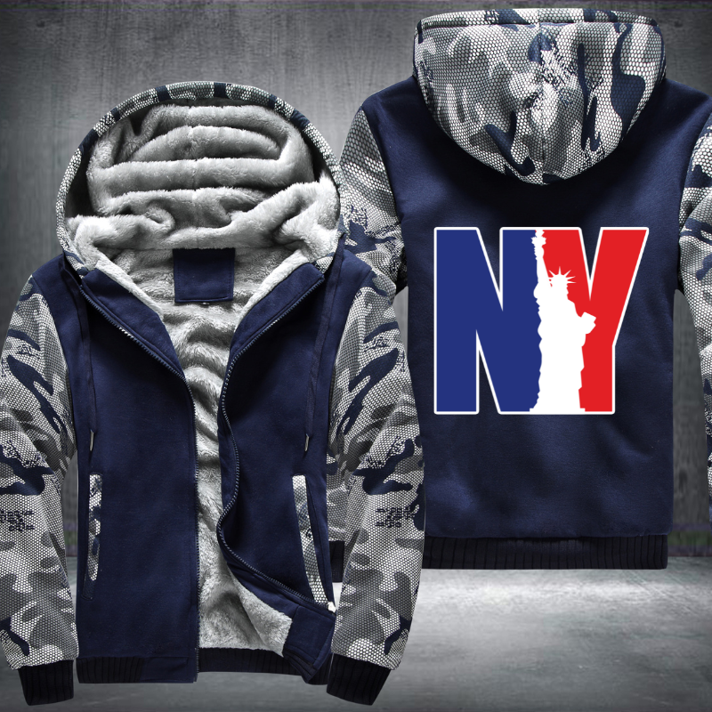 NY Fleece Hoodies Jacket