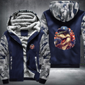 Animal Hiphop Graphic Funny Dinosaur Fleece Hoodies Jacket