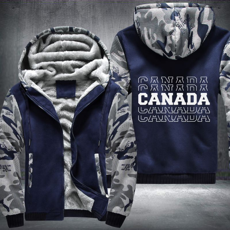 Canada Fleece Hoodies Jacket