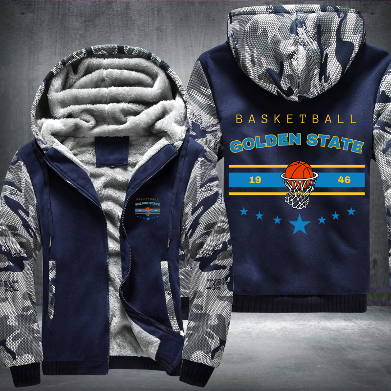 Vintage Basketball GOLDEN STATE 1946 Fleece Hoodies Jacket