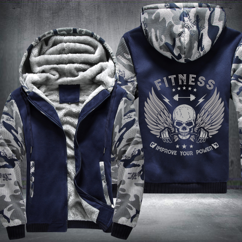Fitness Improve Your Power Fleece Hoodies Jacket