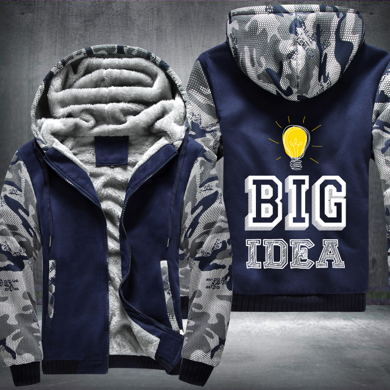 Big Idea Fleece Hoodies Jacket