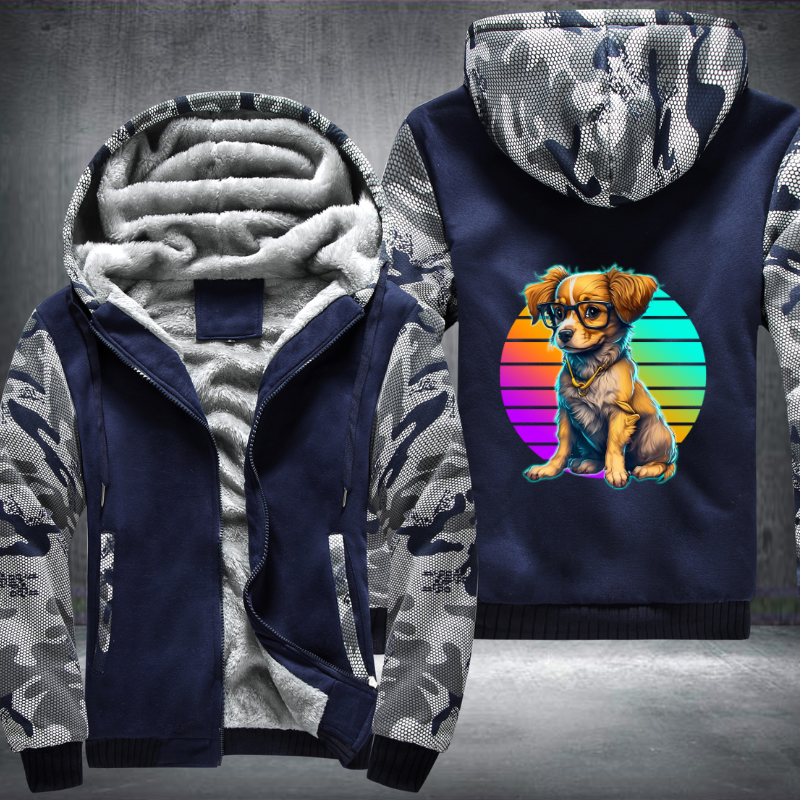 Sweet Dog Fleece Hoodies Jacket