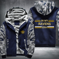 In My Football Era Game Day Ravens Fleece Hoodies Jacket