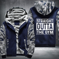 Straight Outta The GYM Fleece Hoodies Jacket