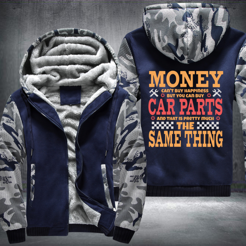 Money Can Buy Car Parts Auto Fleece Hoodies Jacket
