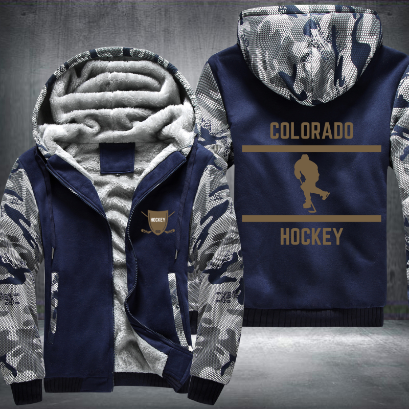 Hockey Lover City Colorado Fleece Hoodies Jacket