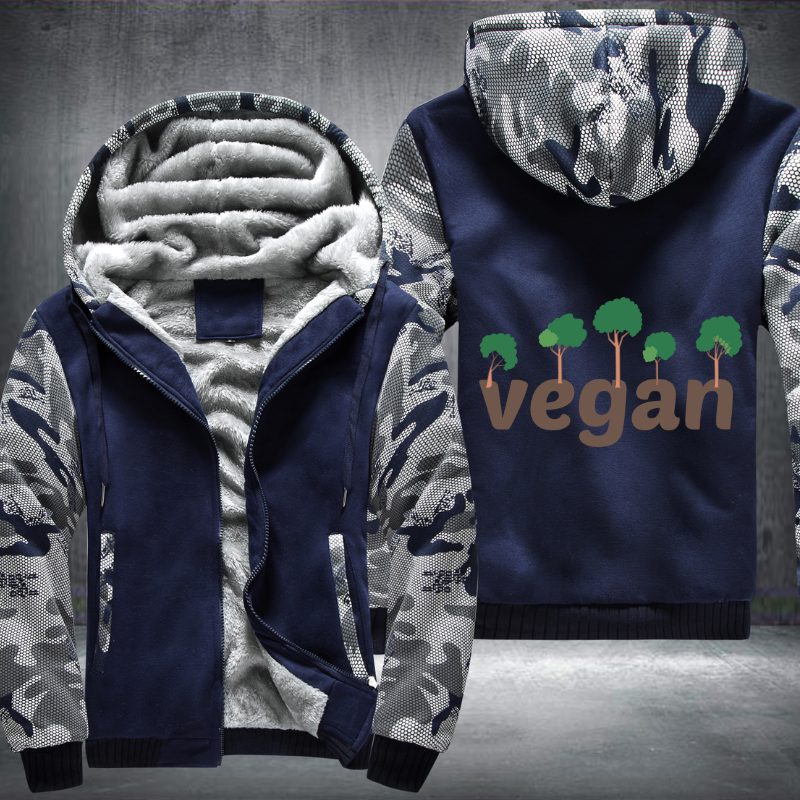 Vegan Fleece Hoodies Jacket