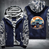 Beach Escapades in 4x4s Fleece Hoodies Jacket