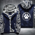 happiness has paws Fleece Hoodies Jacket