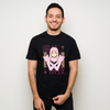 Anime Japanese Streetwear The Mask Girl Cotton Black Short Sleeve T-Shirt