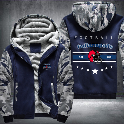 Vintage Football Indianapolis 1953 Fleece Hoodies Jacket