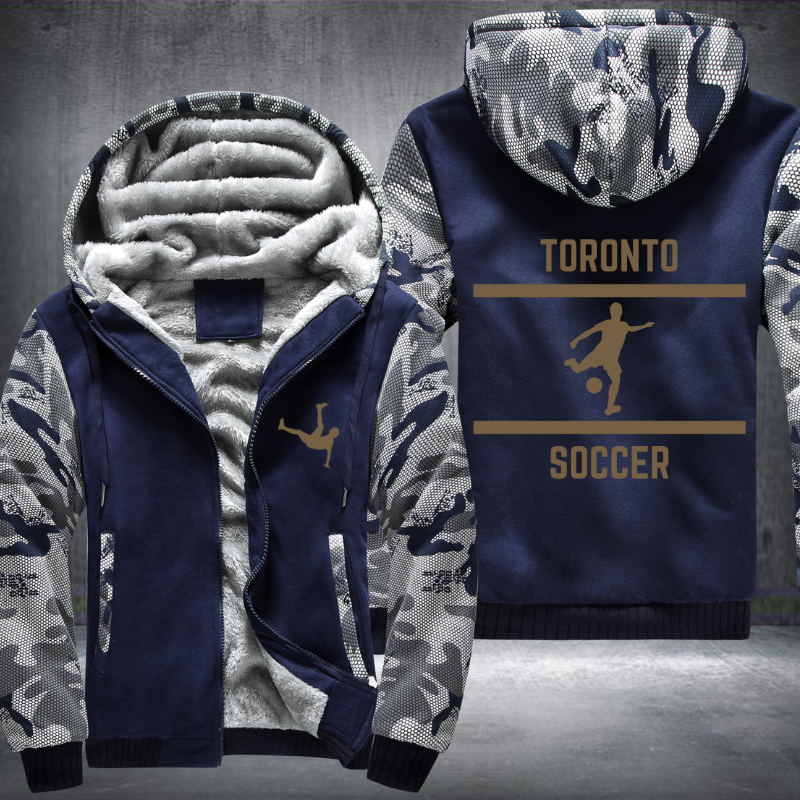 Soccer Lover City Toronto Fleece Hoodies Jacket