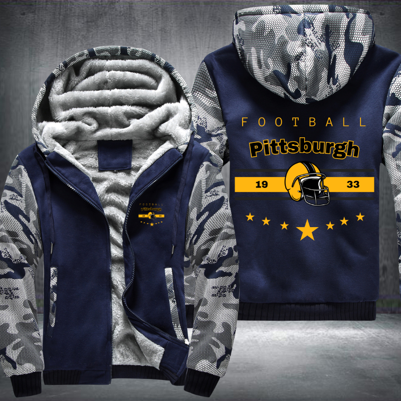 Vintage Football Pittsburgh 1933 Fleece Hoodies Jacket