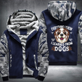 EVERYTHING I KNOW I LEARNED FROM DOGS Fleece Hoodies Jacket