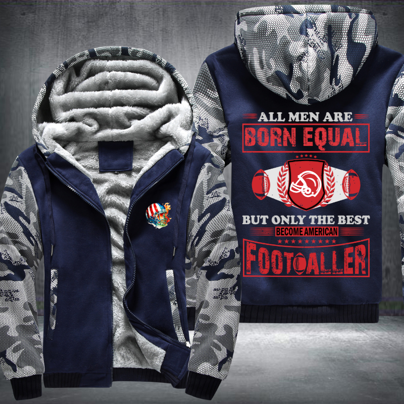 All men born equal American Fleece Hoodies Jacket