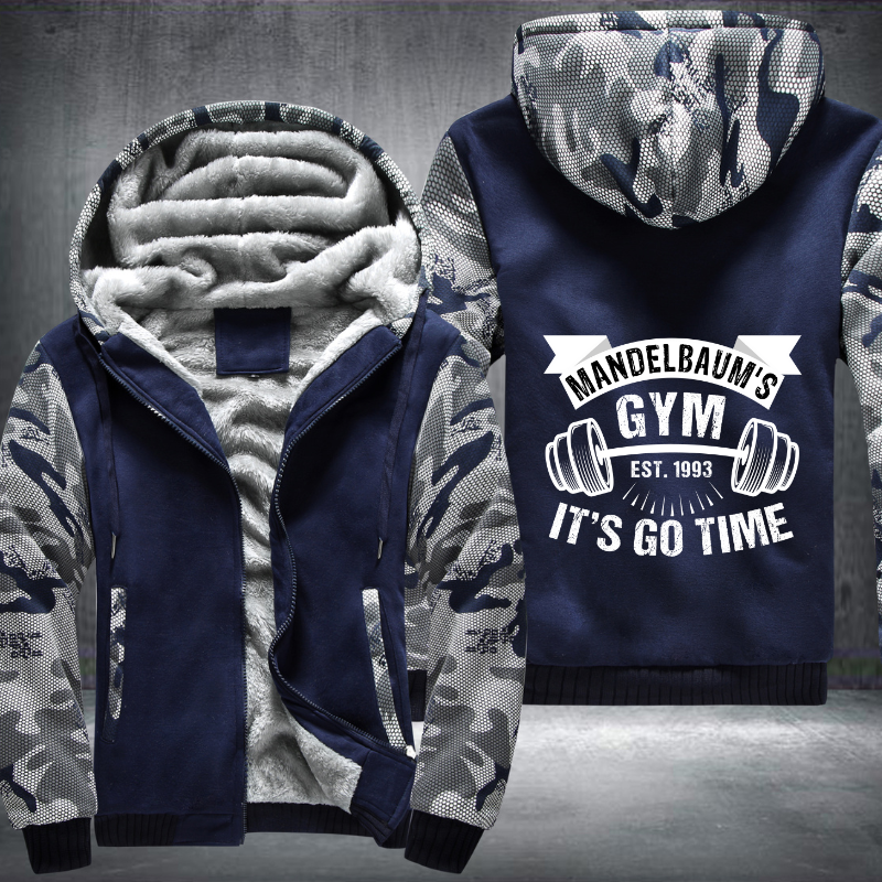 Mandelbaum's GYM It's Go Time Fleece Hoodies Jacket