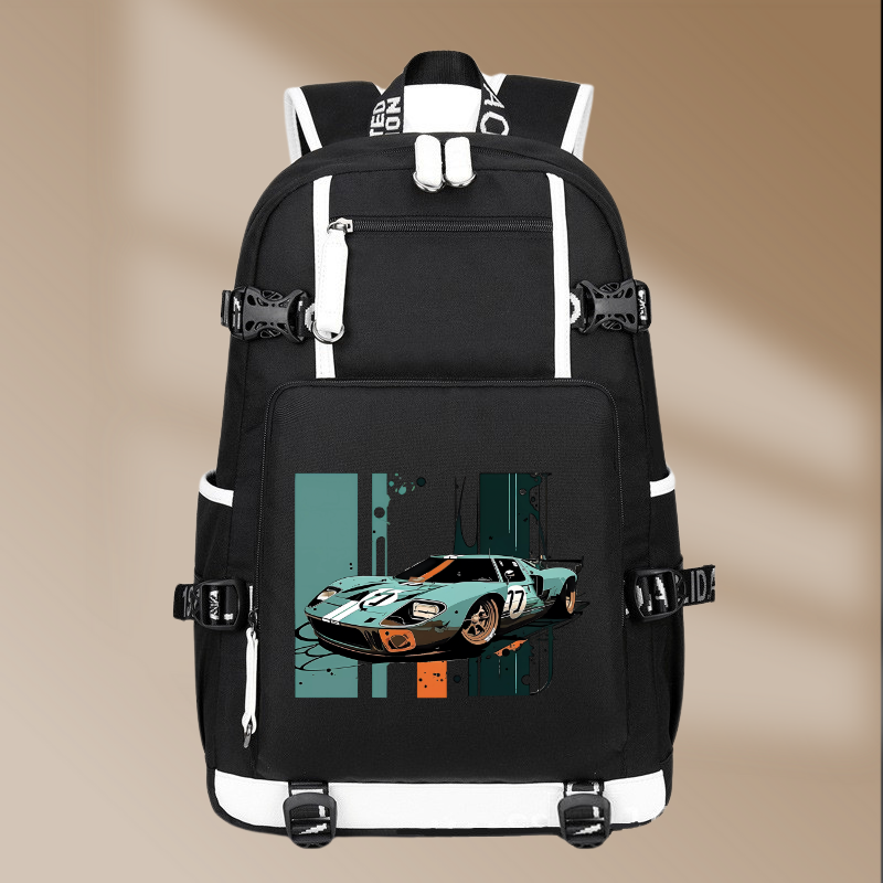 Ford GT40 1964 Style Printing Canvas Backpack