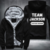 Team JACKSON Lifetime Member Family Fleece Hoodies Jacket