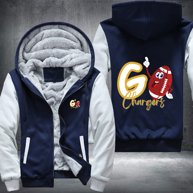 Go Chargers Fleece Hoodies Jacket