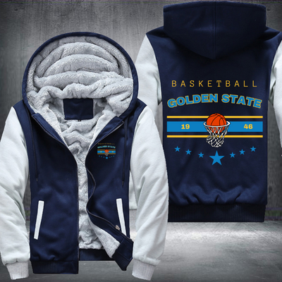 Vintage Basketball GOLDEN STATE 1946 Fleece Hoodies Jacket