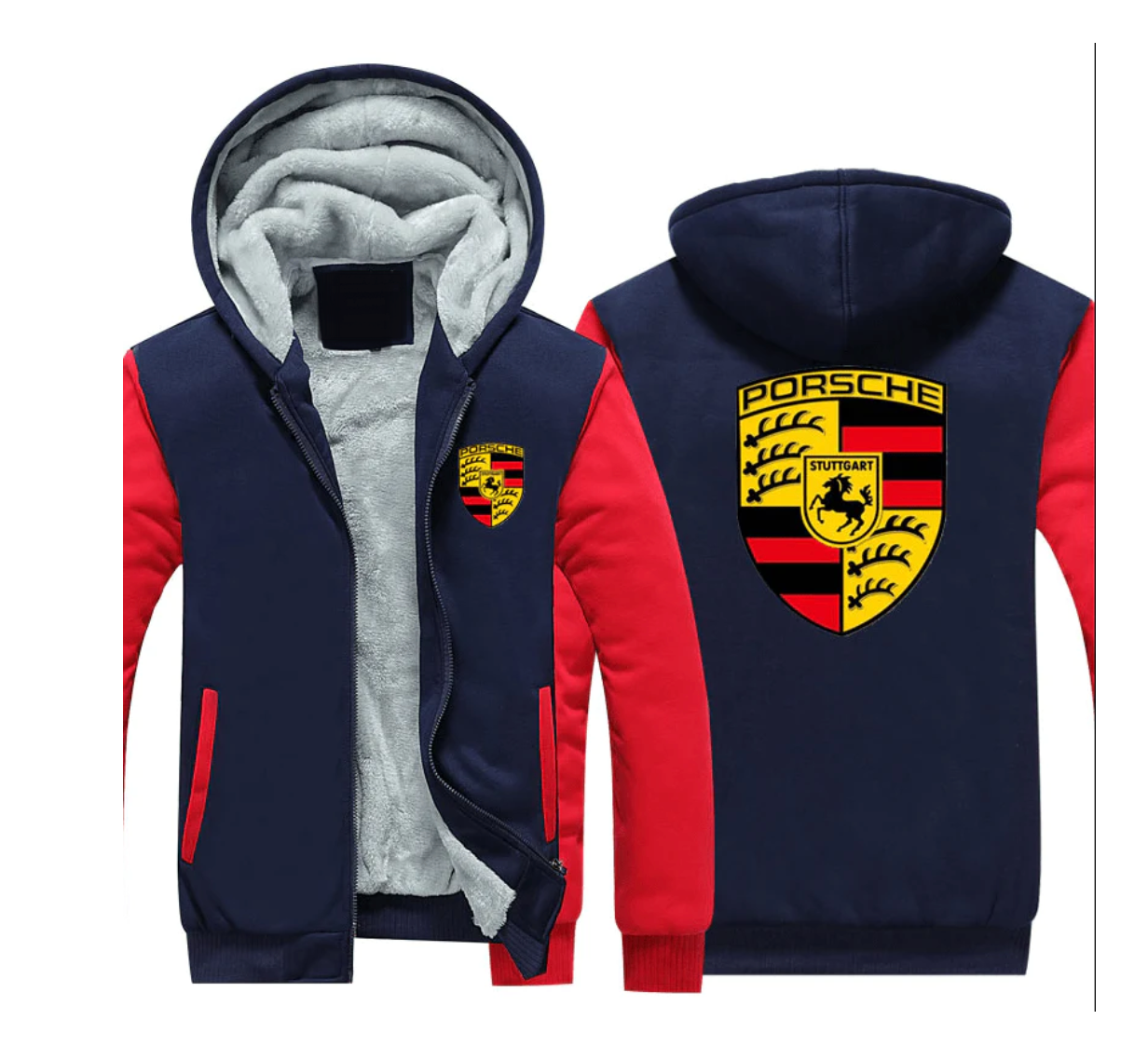 Porsche Fleece Hoodies Jacket