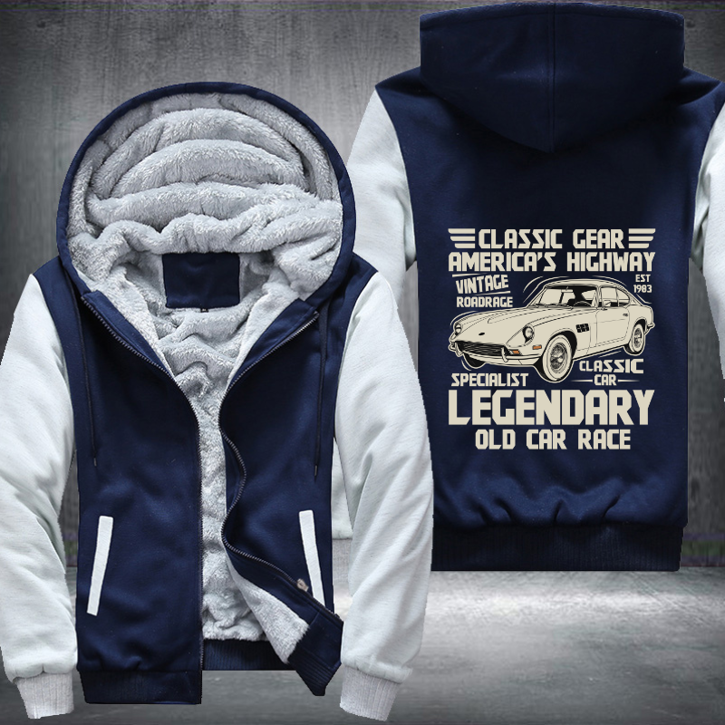 Classic gear Americas highway Fleece Hoodies Jacket