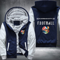 Football City USA Flag Helmet Kansas City Fleece Hoodies Jacket